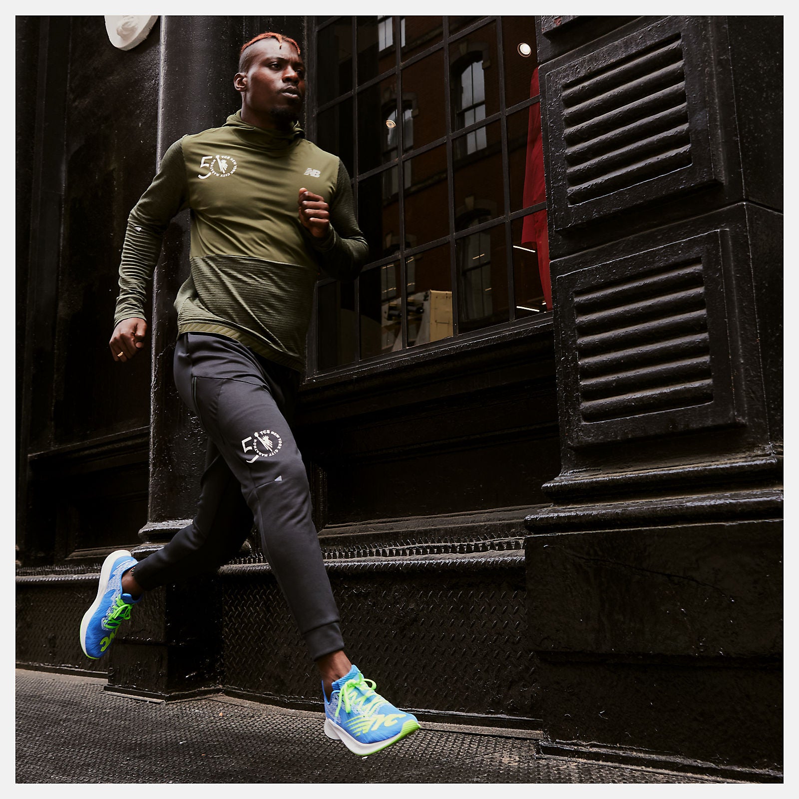 New Balance Online - NYC Marathon Impact Run Grid Back Hoodie