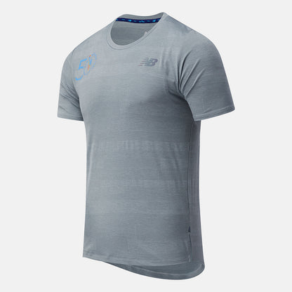 NYC Marathon Q Speed Fuel Jacquard Short Sleeve | New Balance Clothing - Men