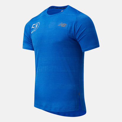 NYC Marathon Q Speed Fuel Jacquard Short Sleeve | New Balance Clothing - Men
