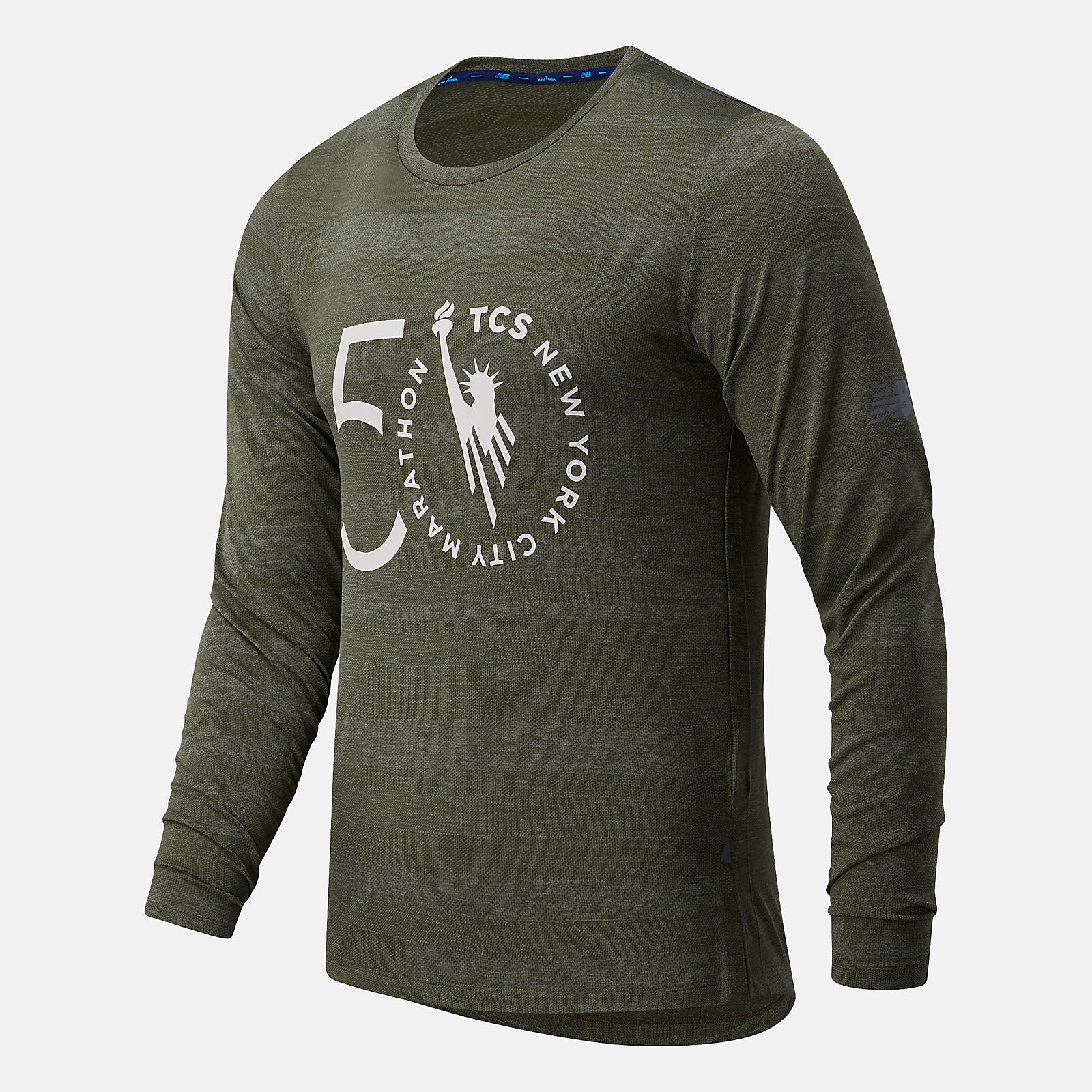 New Balance US - NYC Marathon Q Speed Fuel Jacquard Long Sleeve