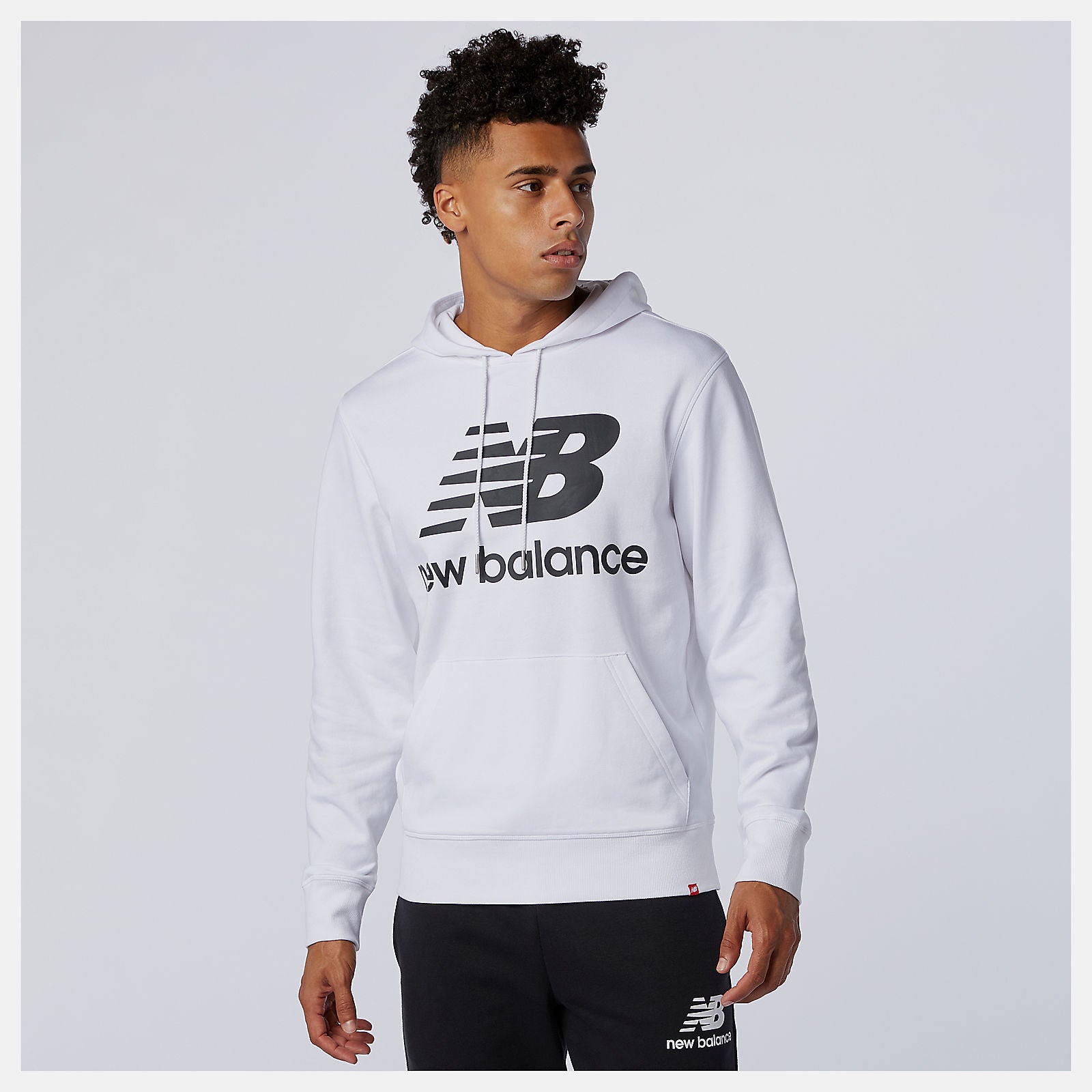 New Balance Online - NB Essentials Stacked Logo Po Hoodie