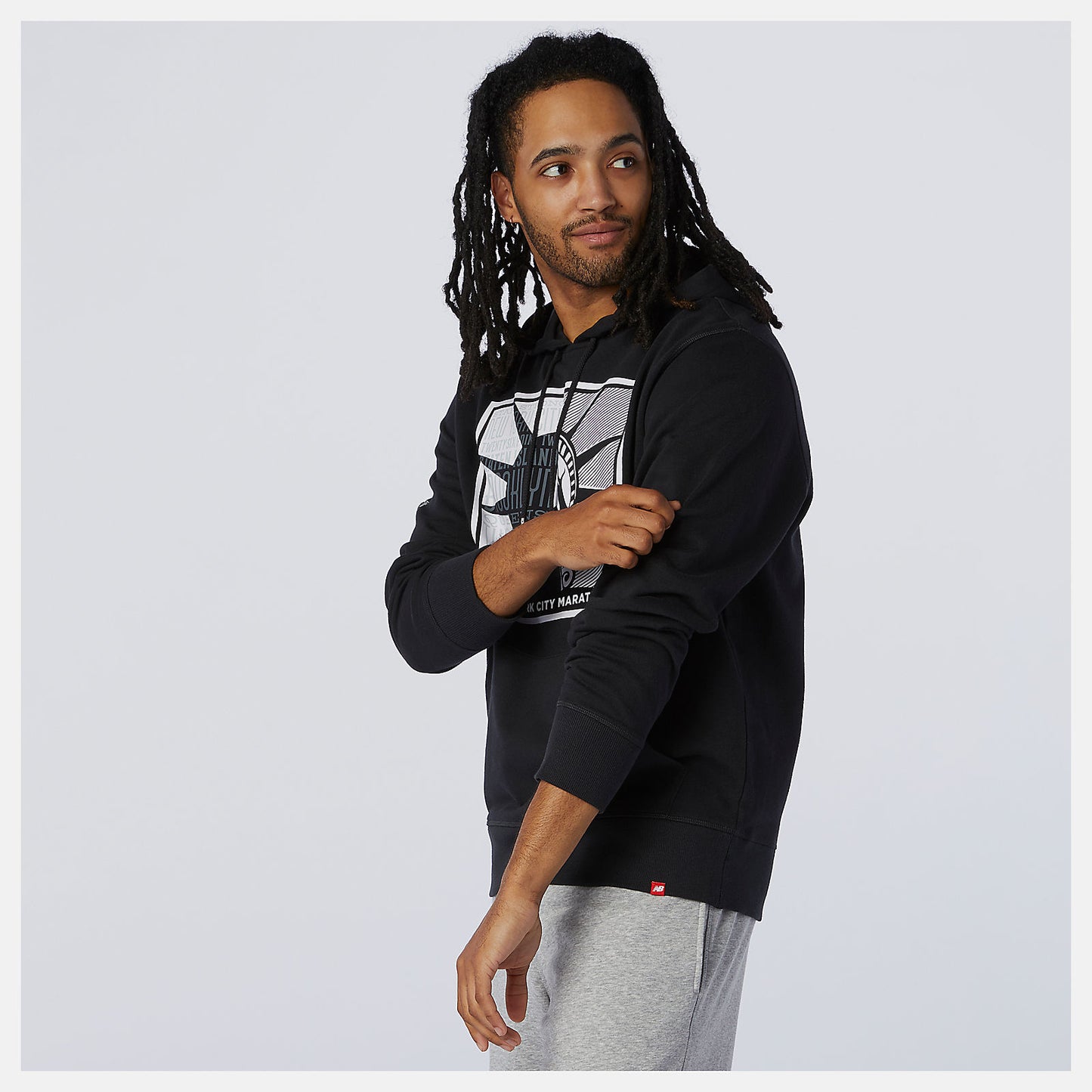 New Balance On Sale - NYC Marathon Essentials Stacked Logo Po Hoodie