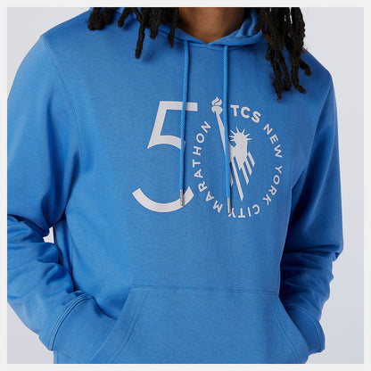 NYC Marathon Essentials Stacked Logo Po Hoodie | New Balance Clothing - Men