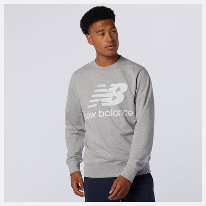NB Essentials Stacked Logo Crew | New Balance Clothing - Men