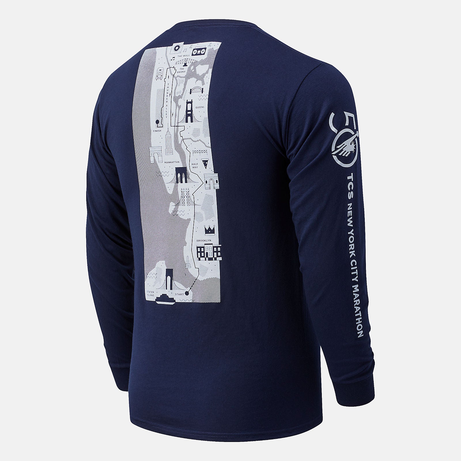 New Balance Discount - NYC Marathon Map Long Sleeve