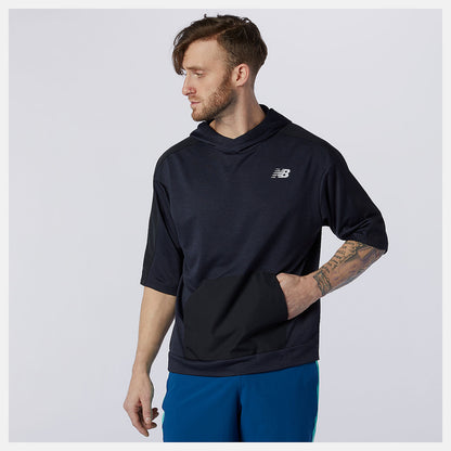 Tenacity Lightweight Knit Short Sleeve Hoodie | New Balance Clothing - Men