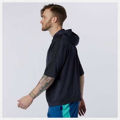 Tenacity Lightweight Knit Short Sleeve Hoodie | New Balance Clothing - Men