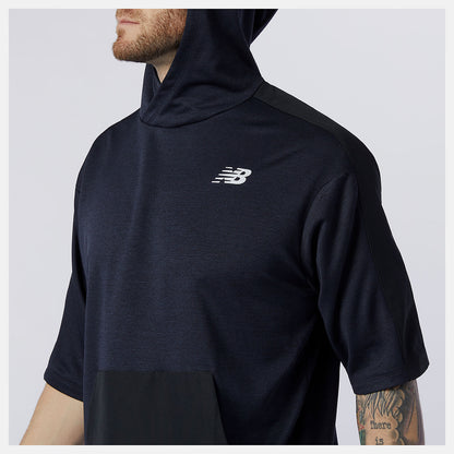 Tenacity Lightweight Knit Short Sleeve Hoodie | New Balance Clothing - Men