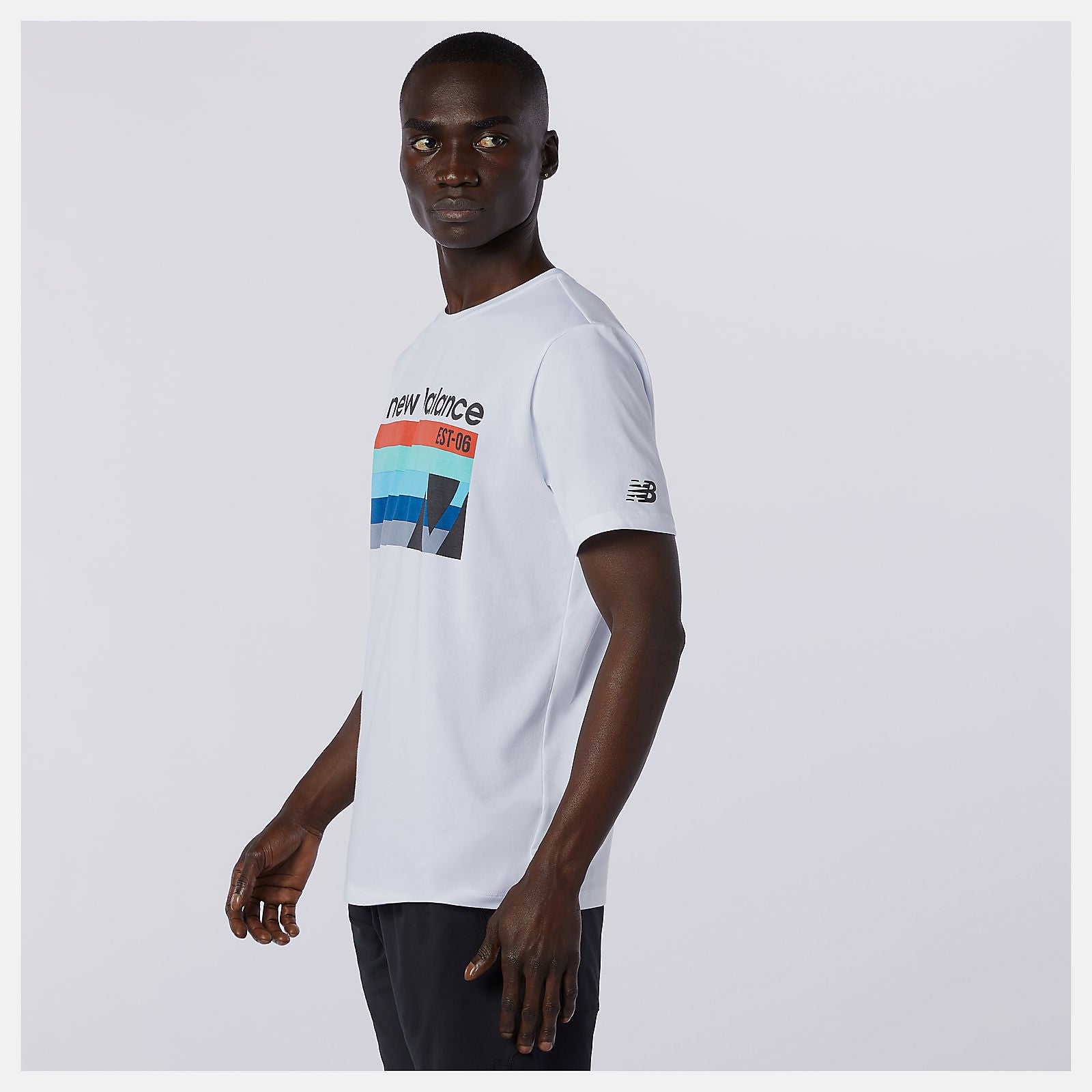 New Balance Hot sale - Graphic Heathertech Tee