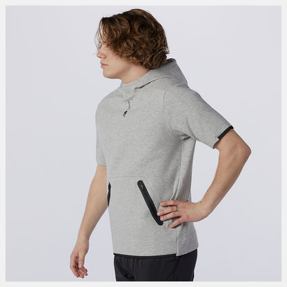 Fortitech Fleece Short Sleeve Hoodie | New Balance Clothing - Men