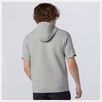 Fortitech Fleece Short Sleeve Hoodie | New Balance Clothing - Men