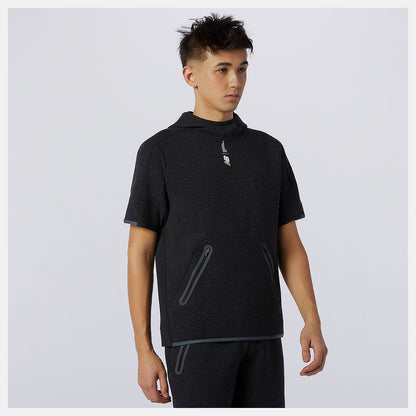 Fortitech Fleece Short Sleeve Hoodie | New Balance Clothing - Men