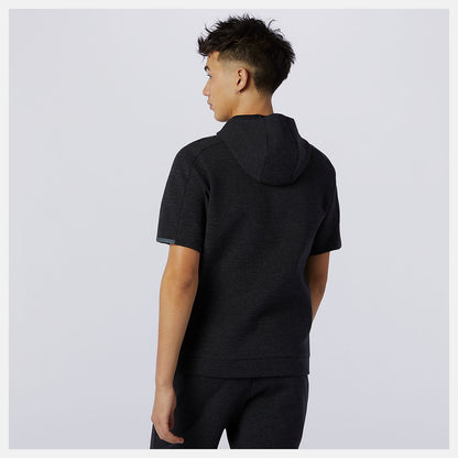 Fortitech Fleece Short Sleeve Hoodie | New Balance Clothing - Men