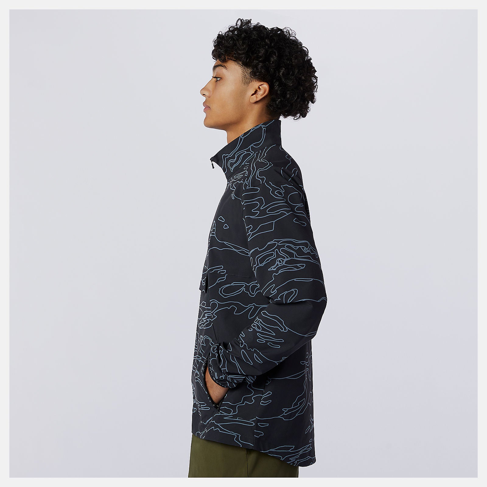 New Balance On Sale - Fortitech Printed Woven Pullover