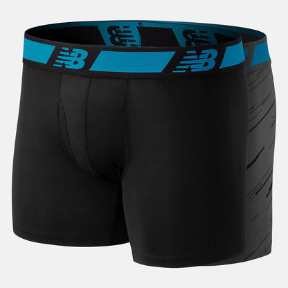 NB Dry 6 Inch Boxer Brief 2 Pack | New Balance Accessories - Men
