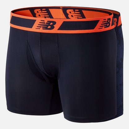 NB Dry 6 Inch Boxer Brief 2 Pack | New Balance Accessories - Men