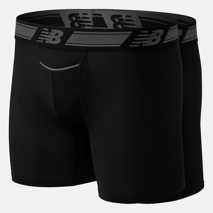 Men Mesh 6 Inch Boxer Brief 2 Pack | New Balance Accessories - Men