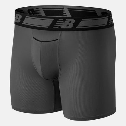 Men Mesh 6 Inch Boxer Brief 2 Pack | New Balance Accessories - Men