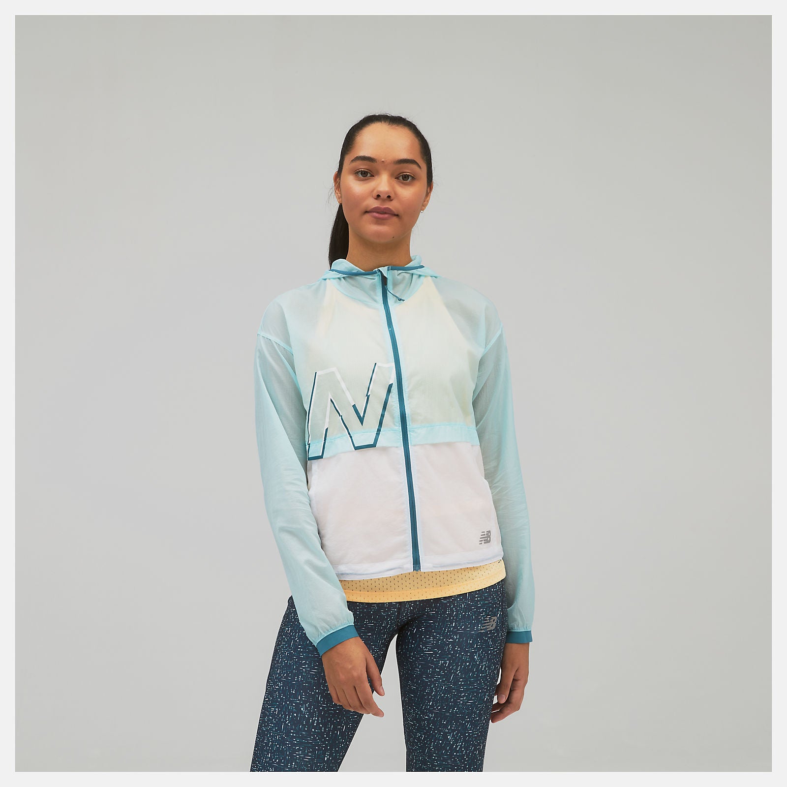 New Balance US - Printed Impact Run Light Pack Jacket