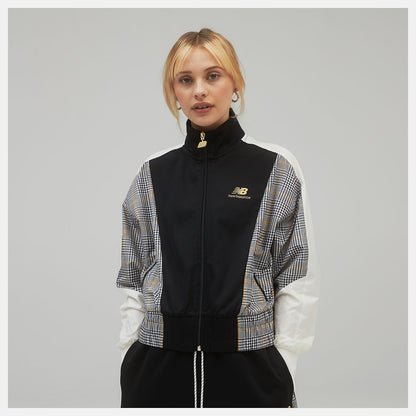 NB Athletics Higher Learning Stripe Track Jacket | New Balance Clothing - Women