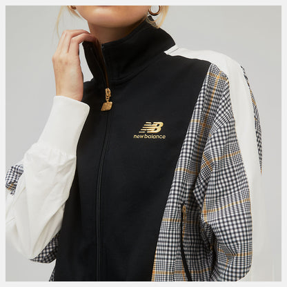 NB Athletics Higher Learning Stripe Track Jacket | New Balance Clothing - Women