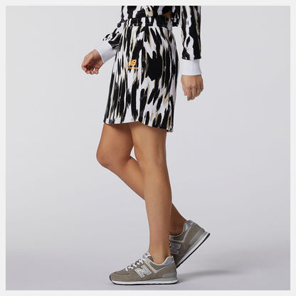 NB Athletics Collide Printed Terry Skirt | New Balance Clothing - Women