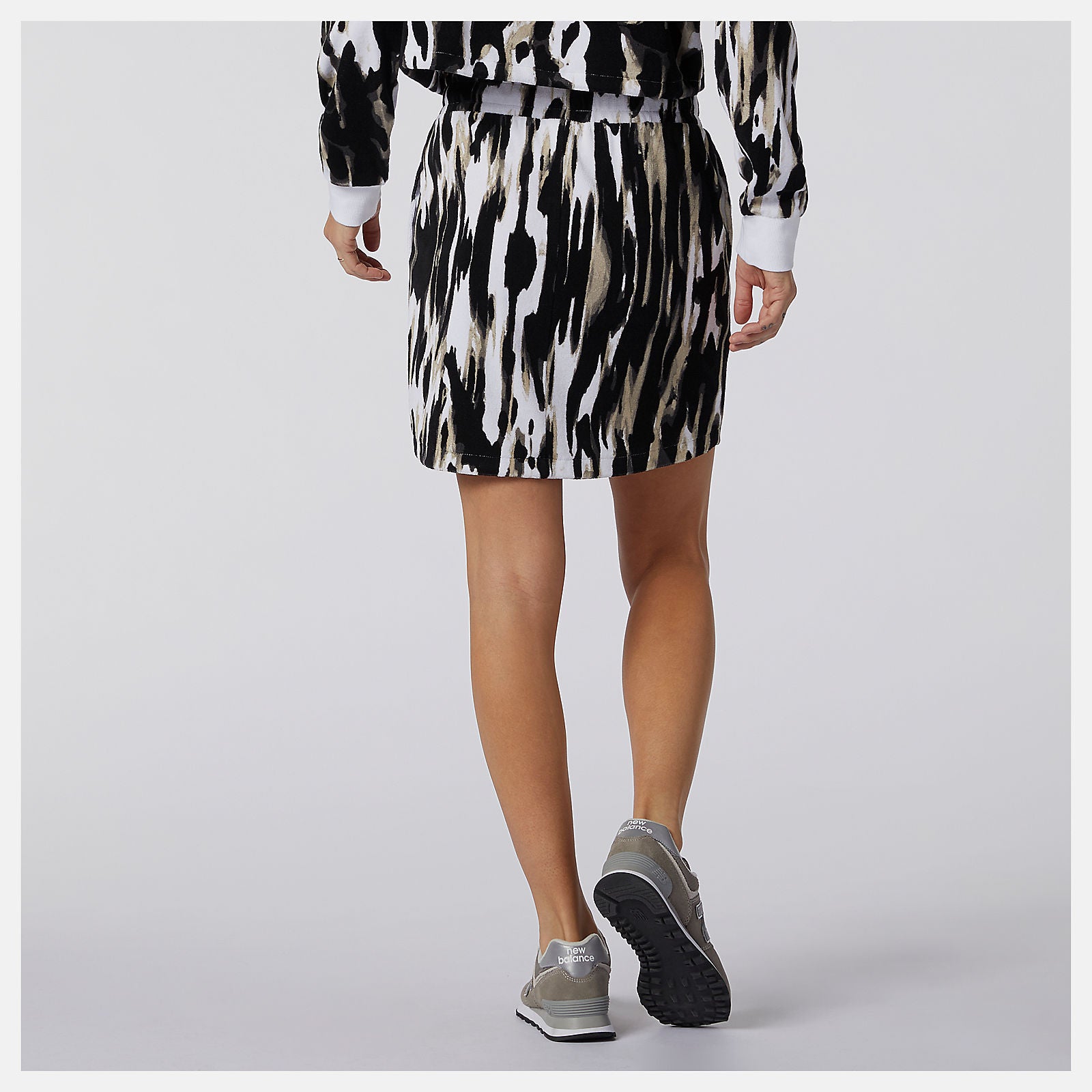 New Balance For Sale - NB Athletics Collide Printed Terry Skirt
