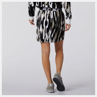 NB Athletics Collide Printed Terry Skirt | New Balance Clothing - Women
