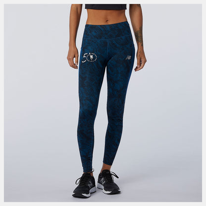 NYC Marathon Printed Impact Run Tight | New Balance Clothing - Women