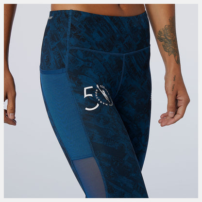 NYC Marathon Printed Impact Run Tight | New Balance Clothing - Women
