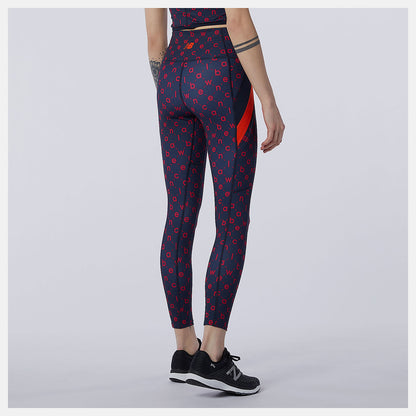 Transform 7/8 NBSleek Printed Tight | New Balance Clothing - Women
