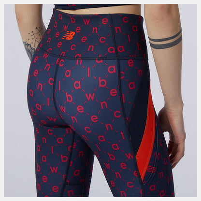 Transform 7/8 NBSleek Printed Tight | New Balance Clothing - Women