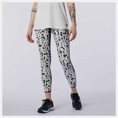 Relentless Printed High Rise 7/8 Tight | New Balance Clothing - Women