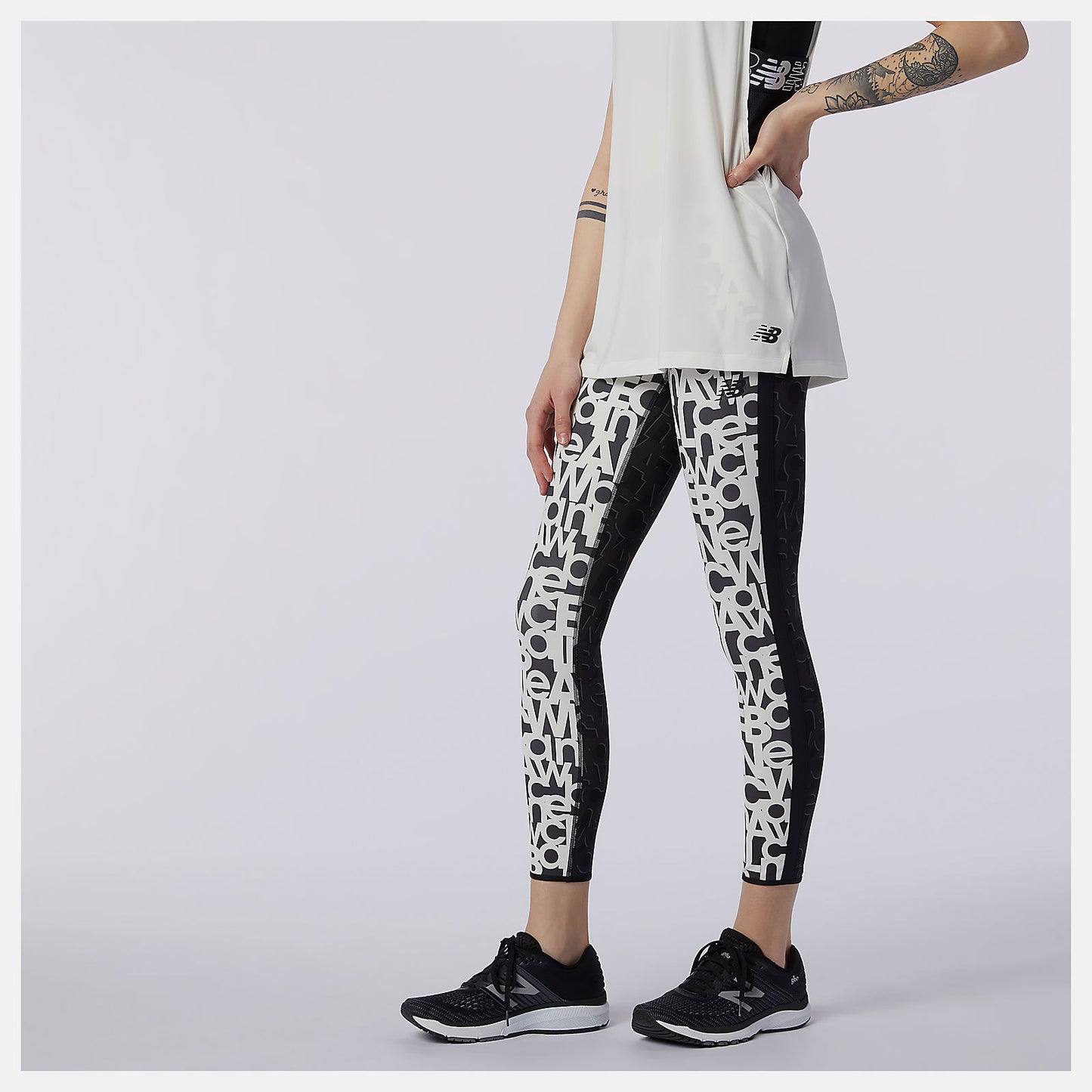 New Balance US - Relentless Printed High Rise 7/8 Tight