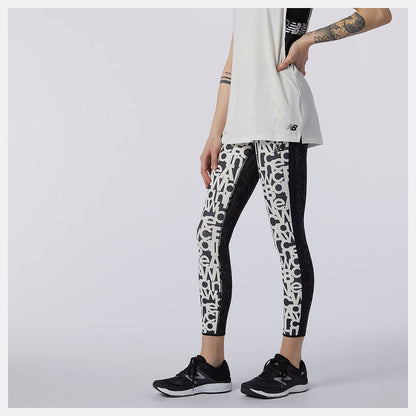 Relentless Printed High Rise 7/8 Tight | New Balance Clothing - Women