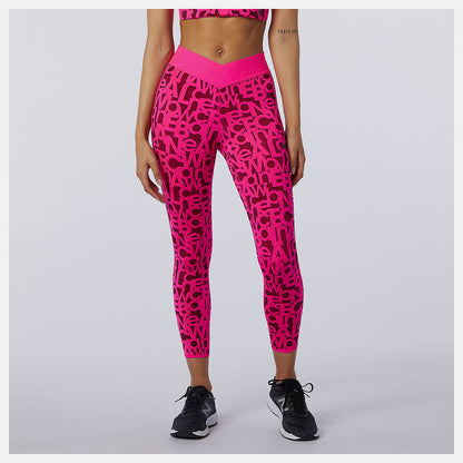 Relentless Printed High Rise 7/8 Tight | New Balance Clothing - Women