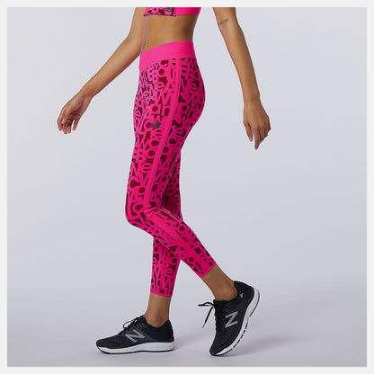 Relentless Printed High Rise 7/8 Tight | New Balance Clothing - Women
