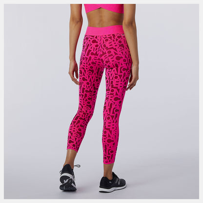 Relentless Printed High Rise 7/8 Tight | New Balance Clothing - Women