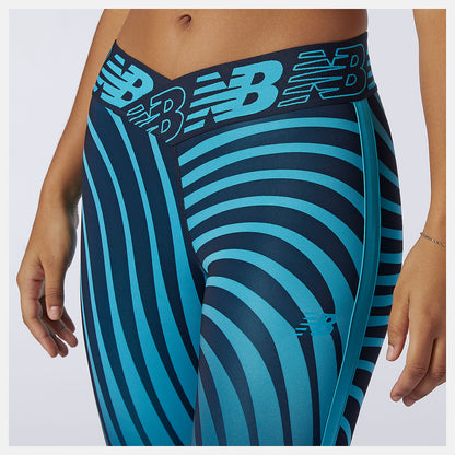 Relentless Printed High Rise 7/8 Tight | New Balance Clothing - Women