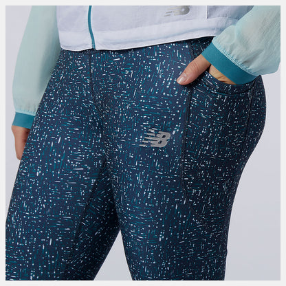 Printed Impact Run Tight | New Balance Clothing - Women