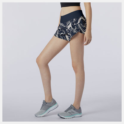 Printed Impact Run Short 3 Inch | New Balance Clothing - Women