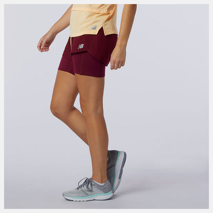 Printed Impact Run 2 In 1 Short | New Balance Clothing - Women