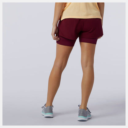 Printed Impact Run 2 In 1 Short | New Balance Clothing - Women