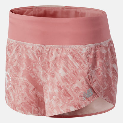 NYC Marathon Printed Impact Run Short 3 inch | New Balance Clothing - Women