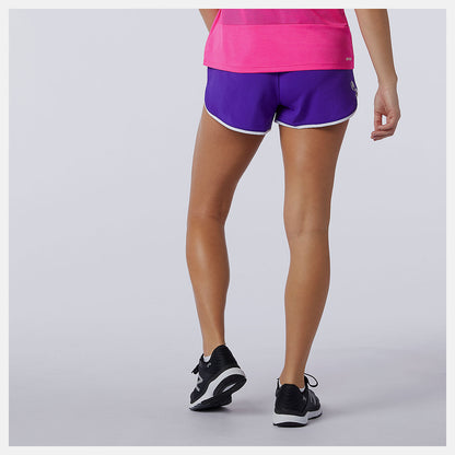 Printed Fast Flight Split Short | New Balance Clothing - Women