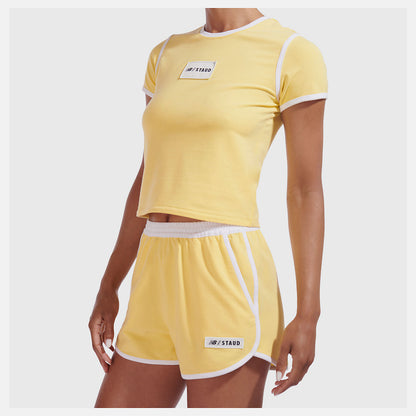 NB x Staud Terry Run Short | New Balance Clothing - Women