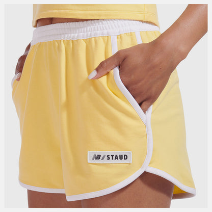 NB x Staud Terry Run Short | New Balance Clothing - Women