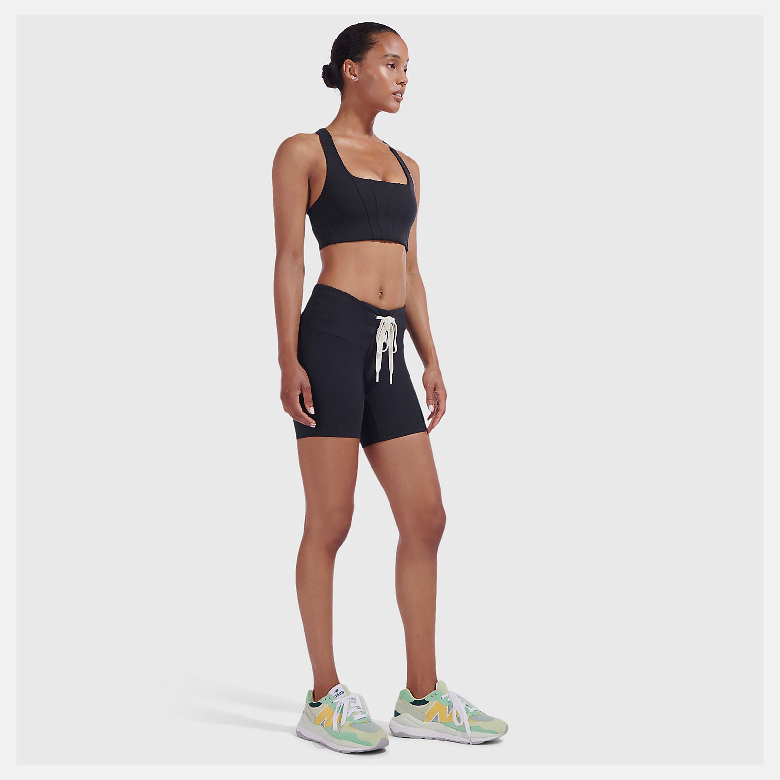 New Balance Outlet - Staud Lace Up Fitted Short