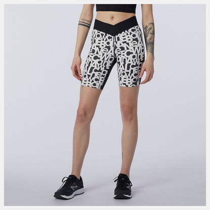 Relentless Printed Fitted Short | New Balance Clothing - Women