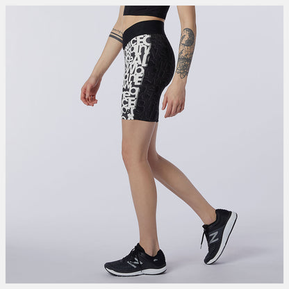 Relentless Printed Fitted Short | New Balance Clothing - Women